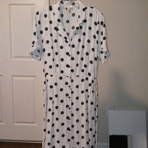 Breezy summer polka dot dress